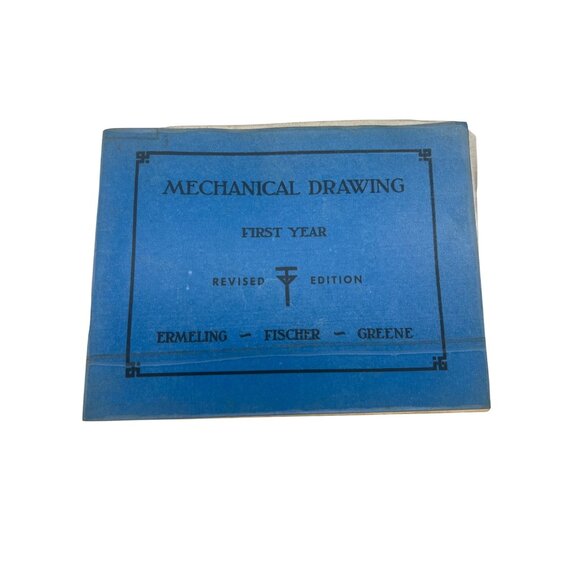 Mechanical Drawing First Year Revised Edition 1954 Ermeling Fischer Greene - Picture 1 of 7